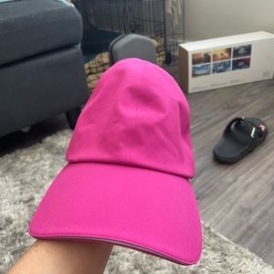 Pink lululemon cap